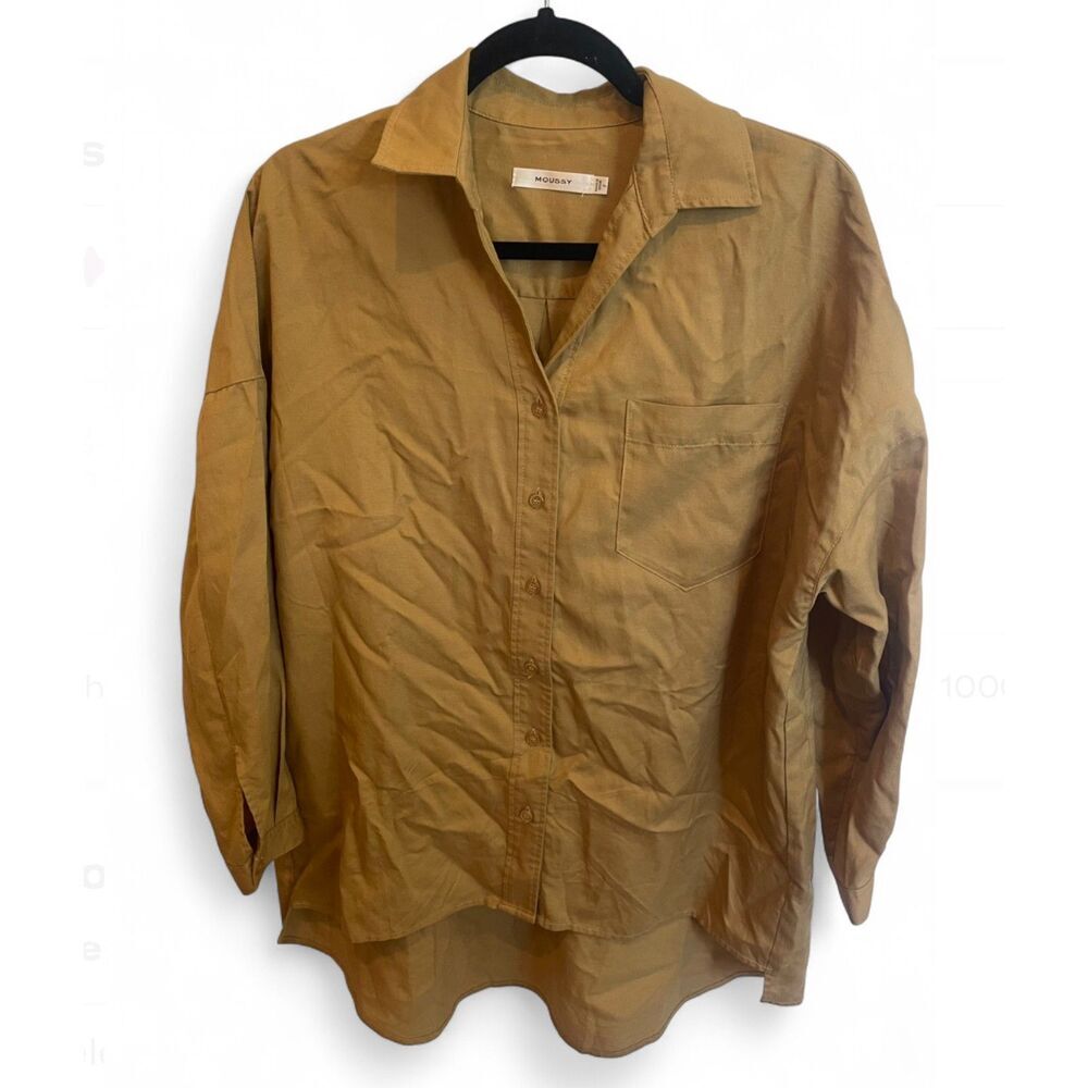 Moussy Button Down Blouse